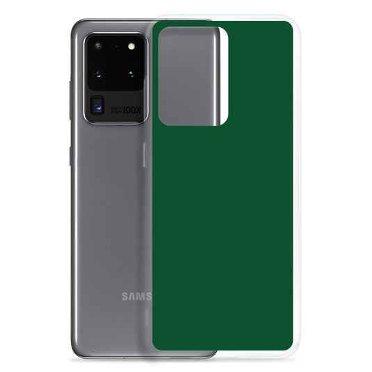 Forest Green Samsung Clear Thin Case Plain Color CREATIVETECH