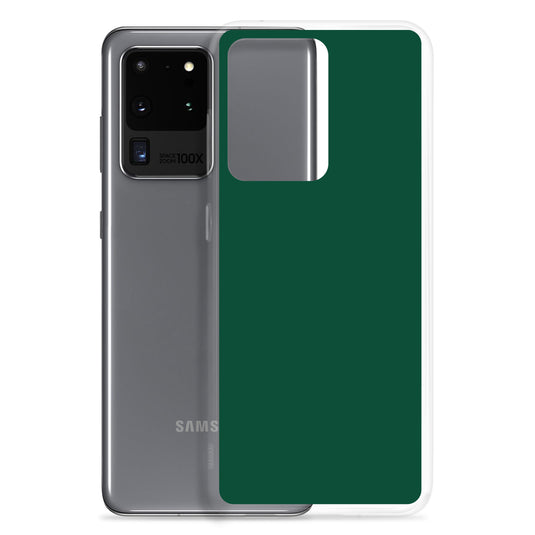 British Racing Green Samsung Clear Thin Case Plain Color CREATIVETECH