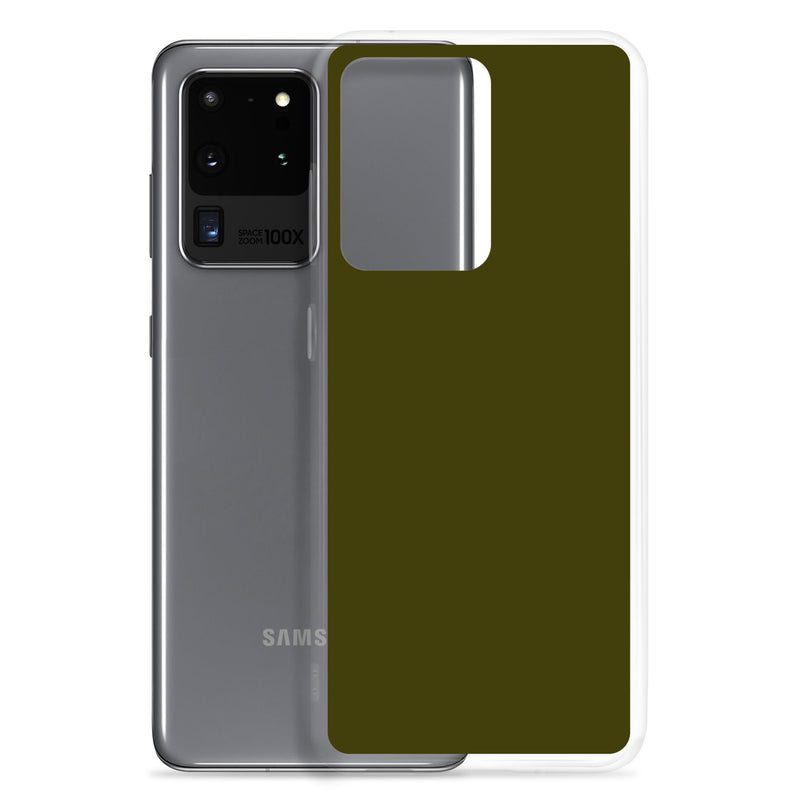 Load image into Gallery viewer, Karaka Tabacco Green Samsung Clear Thin Case Plain Color CREATIVETECH
