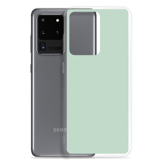 Shallow Edgewater Blue Samsung Clear Thin Case Plain Color CREATIVETECH