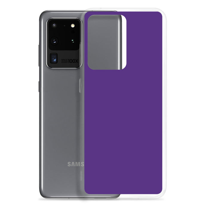 Indigo Purple Samsung Clear Thin Case Plain Color CREATIVETECH