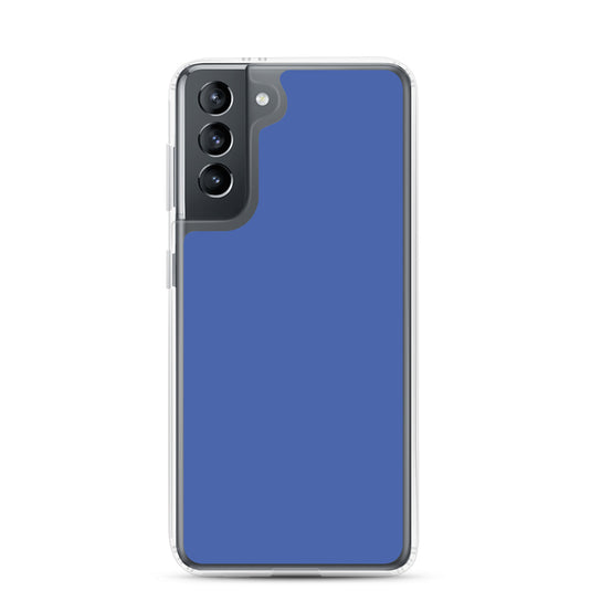 Mariner Blue Samsung Clear Thin Case Plain Color CREATIVETECH