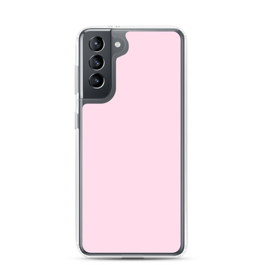 Piggy Pink Samsung Clear Thin Case Plain Color CREATIVETECH