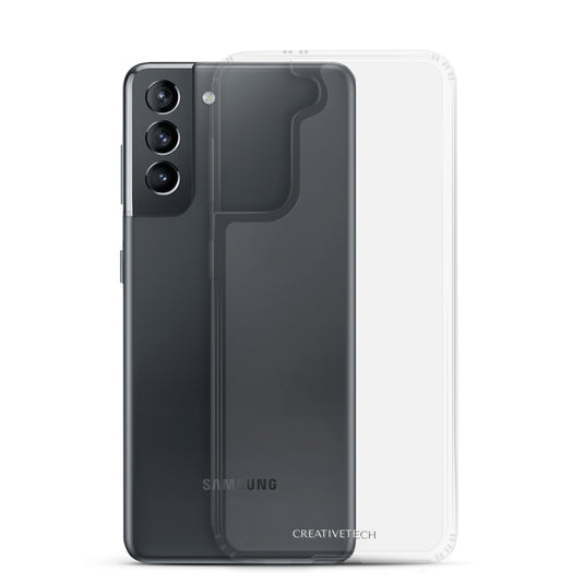 Transparent Flexible Clear Samsung Case Bump Resistant Corners CREATIVETECH