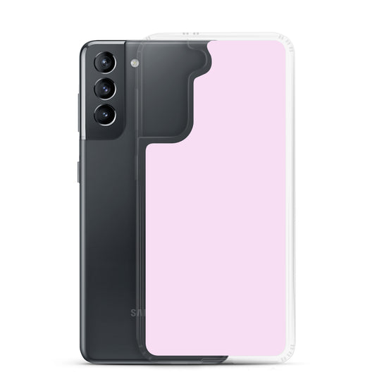 Selago Pink Samsung Clear Thin Case Plain Color CREATIVETECH