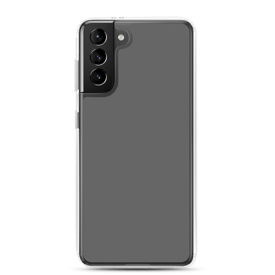 Zambezi Grey Samsung Clear Thin Case Plain Color CREATIVETECH