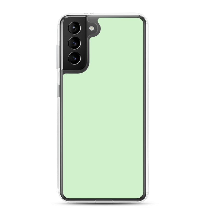 Load image into Gallery viewer, Tara Green Samsung Clear Thin Case Plain Color CREATIVETECH
