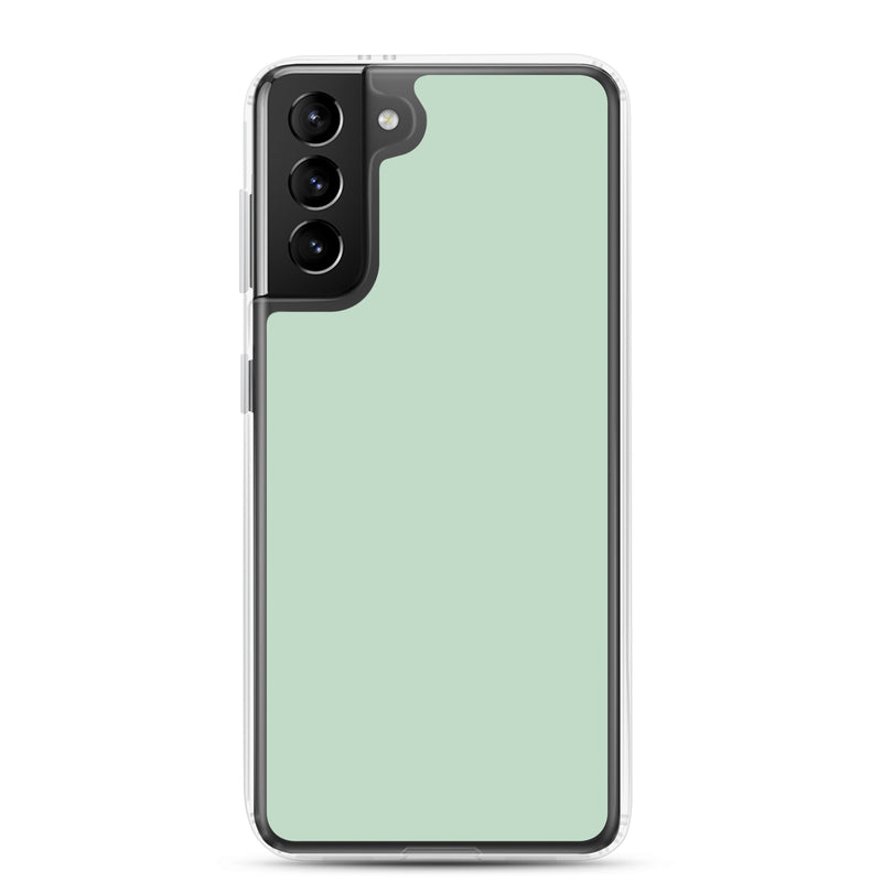 Load image into Gallery viewer, Shallow Edgewater Blue Samsung Clear Thin Case Plain Color CREATIVETECH

