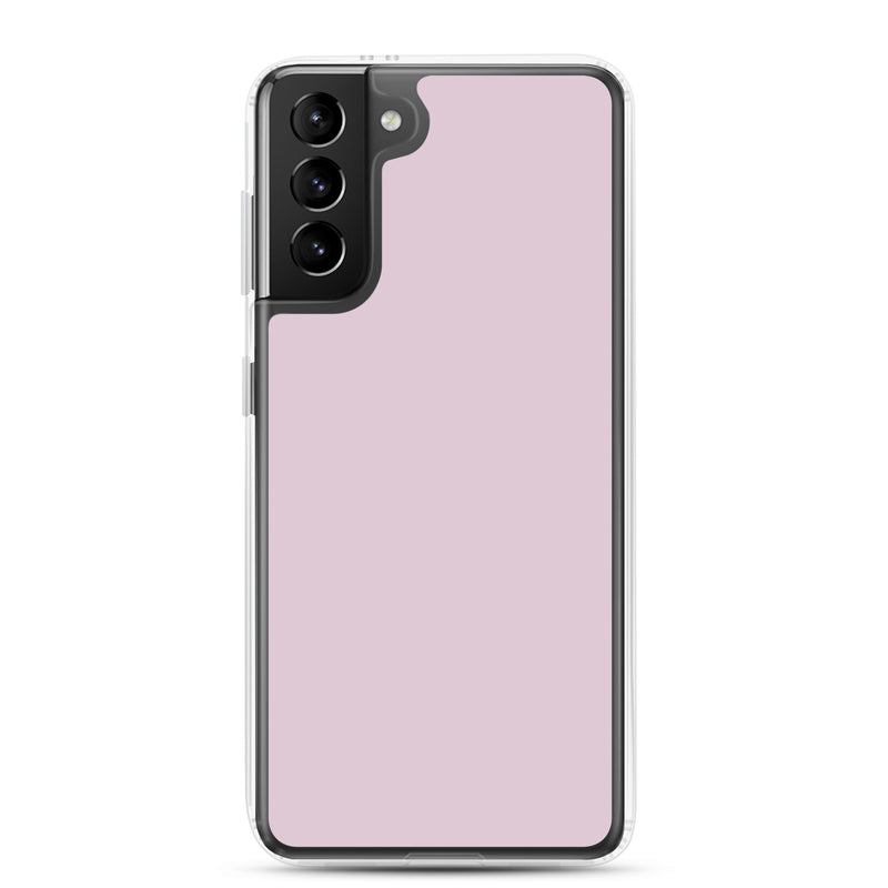 Load image into Gallery viewer, Pale Twilight Pink Samsung Clear Thin Case Plain Color CREATIVETECH
