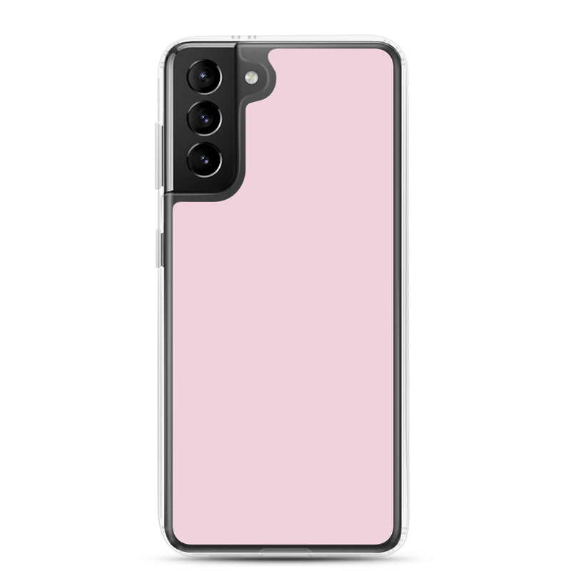 Load image into Gallery viewer, Lace Pink Samsung Clear Thin Case Plain Color CREATIVETECH
