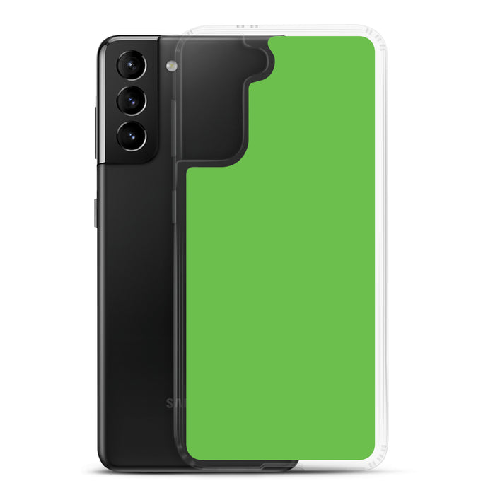 Kelly Green Samsung Clear Thin Case Plain Color CREATIVETECH