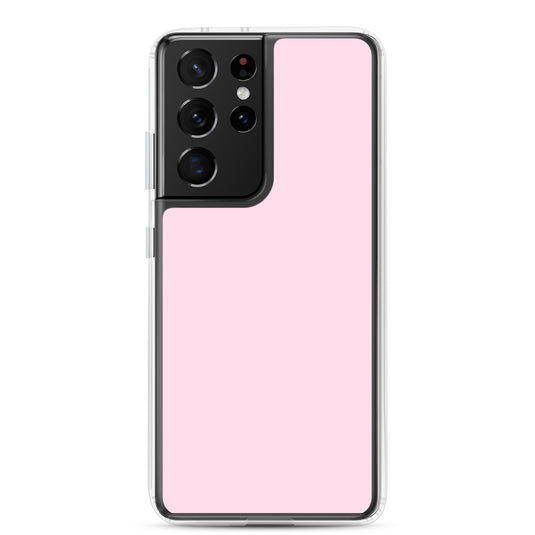 Piggy Pink Samsung Clear Thin Case Plain Color CREATIVETECH