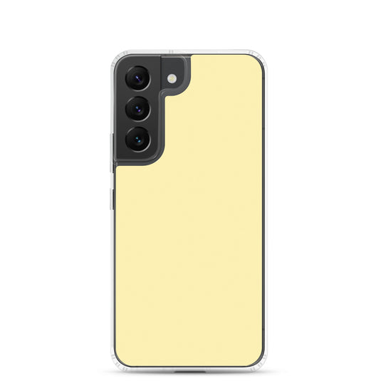 Banana Yellow Samsung Clear Thin Case Plain Color CREATIVETECH