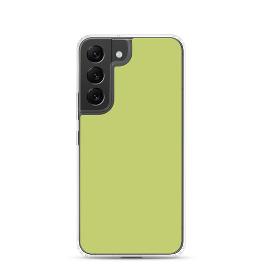 Wild Willow Green Samsung Clear Thin Case Plain Color CREATIVETECH