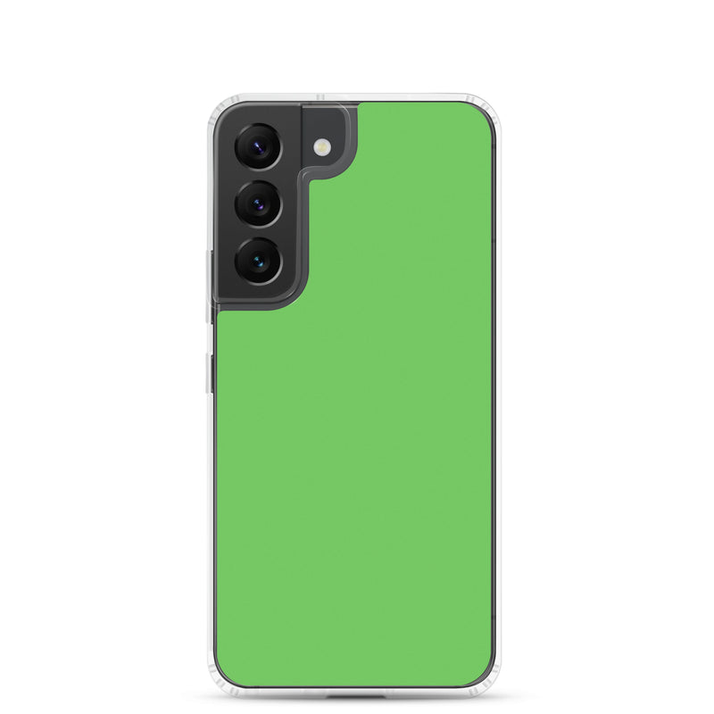 Load image into Gallery viewer, Mantis Green Samsung Clear Thin Case Plain Color CREATIVETECH
