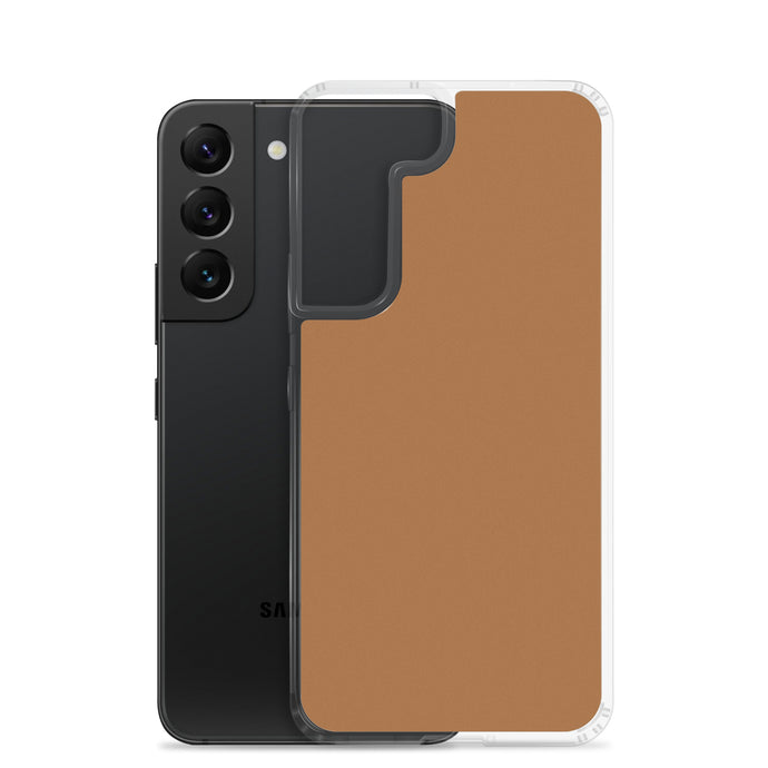 Rich Brown Samsung Clear Thin Case Plain Color CREATIVETECH