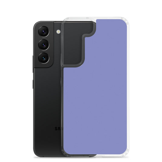 Medium Slate Blue Samsung Clear Thin Case Plain Color CREATIVETECH