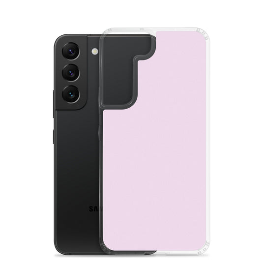 Selago Pink Samsung Clear Thin Case Plain Color CREATIVETECH