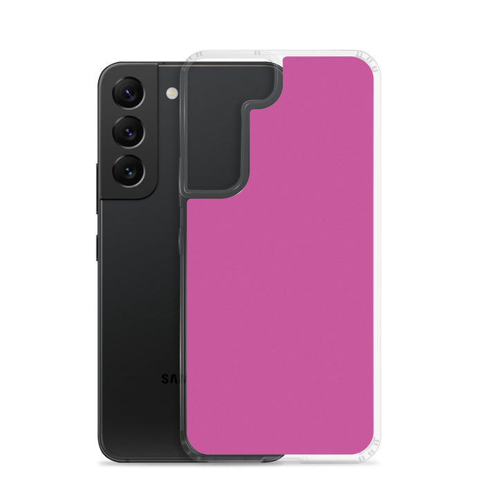 Medium Red Violet Samsung Clear Thin Case Plain Color CREATIVETECH
