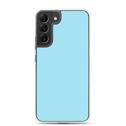 Blizzard Blue Samsung Clear Thin Case Plain Color CREATIVETECH