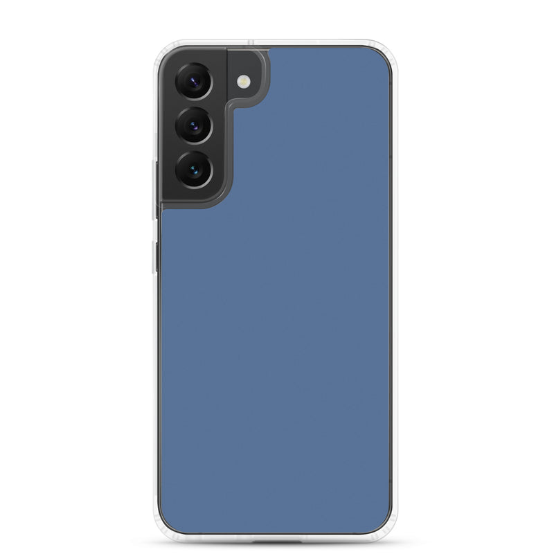 Load image into Gallery viewer, Kashmir Blue Samsung Clear Thin Case Plain Color CREATIVETECH
