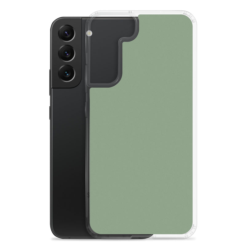 Load image into Gallery viewer, Amulet Green Samsung Clear Thin Case Plain Color CREATIVETECH
