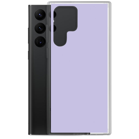 Melrose Purple Samsung Clear Thin Case Plain Color CREATIVETECH