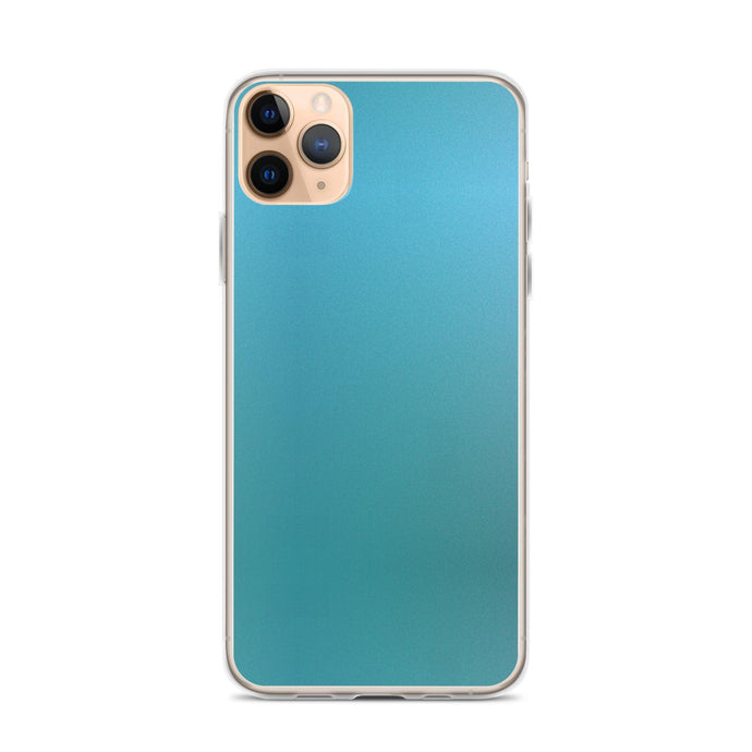 Ocean Blue Green Colorful Flexible Clear iPhone Case Bump Resistant Corners CREATIVETECH