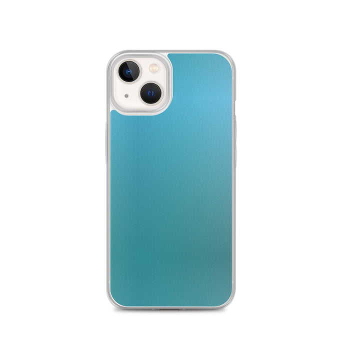 Ocean Blue Green Colorful Flexible Clear iPhone Case Bump Resistant Corners CREATIVETECH