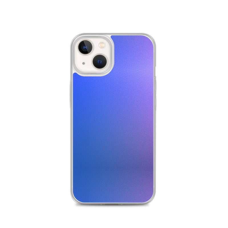 Load image into Gallery viewer, Intensive Blue Violet Gradient Colorful Flexible Clear iPhone Case Bump Resistant Corners CREATIVETECH
