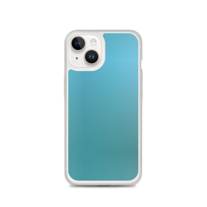 Ocean Blue Green Colorful Flexible Clear iPhone Case Bump Resistant Corners CREATIVETECH