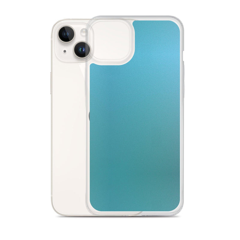 Load image into Gallery viewer, Ocean Blue Green Colorful Flexible Clear iPhone Case Bump Resistant Corners CREATIVETECH
