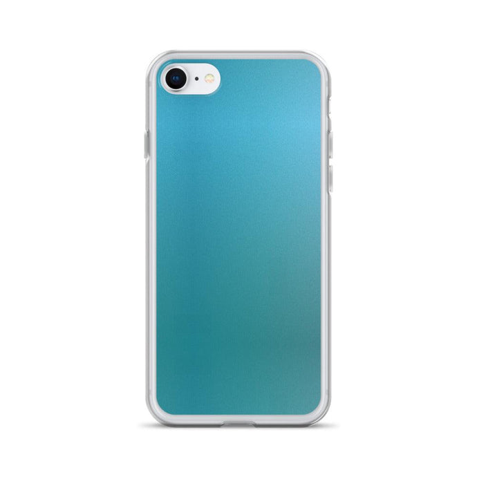 Ocean Blue Green Colorful Flexible Clear iPhone Case Bump Resistant Corners CREATIVETECH