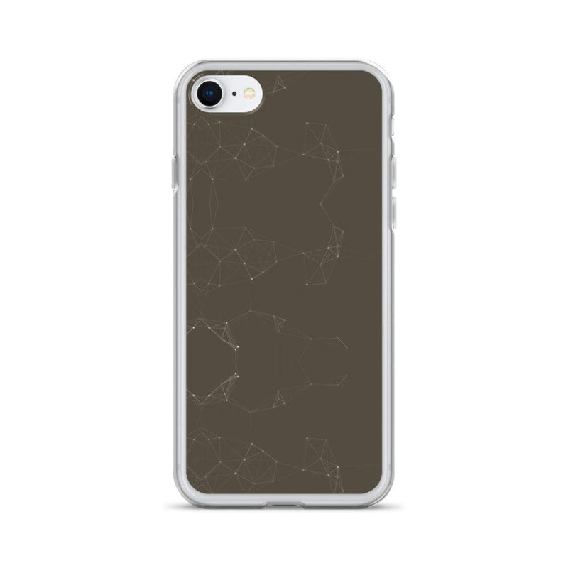 Load image into Gallery viewer, Brown Dark Elegant iPhone Case Clear Thin

