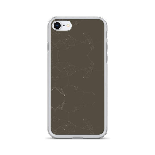 Brown Dark Elegant iPhone Case Clear Thin