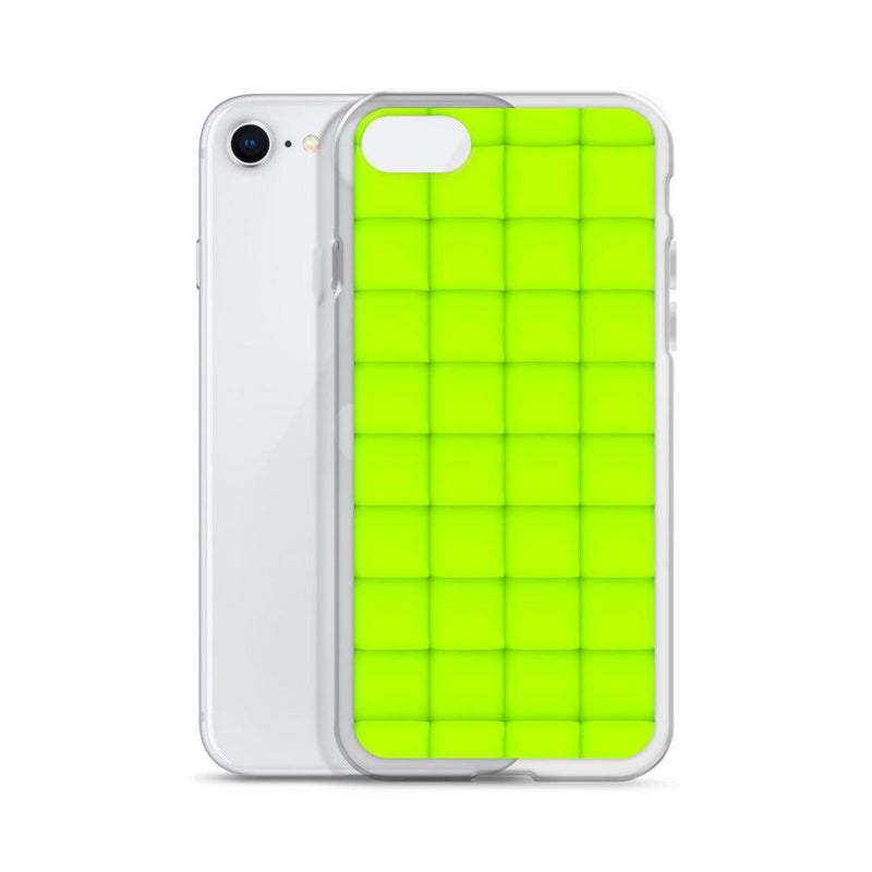 Load image into Gallery viewer, Neon Green Squishy iPhone Case Clear Thin
