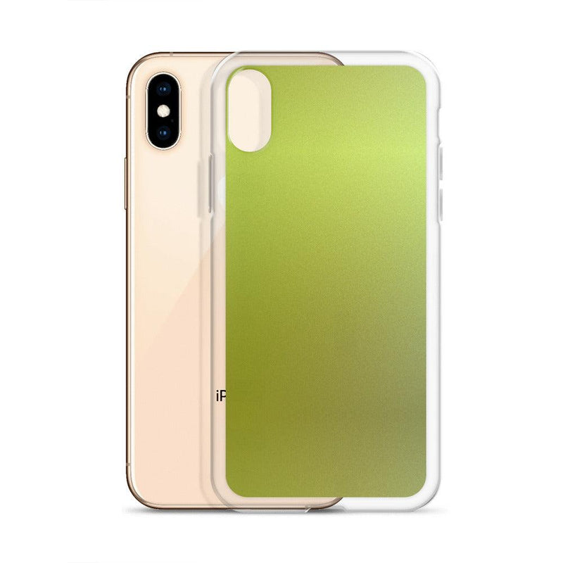 Load image into Gallery viewer, Screen Green Yellow Colorful Flexible Clear iPhone Case Bump Resistant Corners CREATIVETECH
