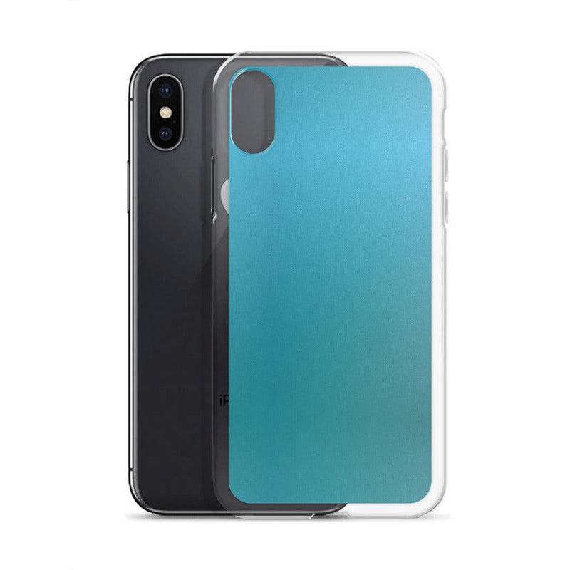 Load image into Gallery viewer, Ocean Blue Green Colorful Flexible Clear iPhone Case Bump Resistant Corners CREATIVETECH
