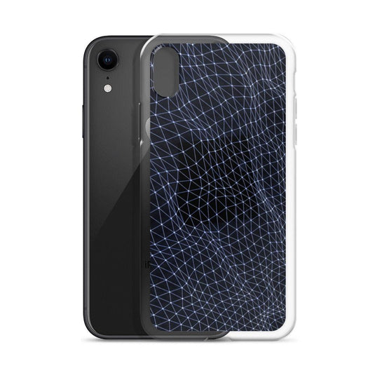 Dark Polygon Flexible iPhone Case Clear Thin