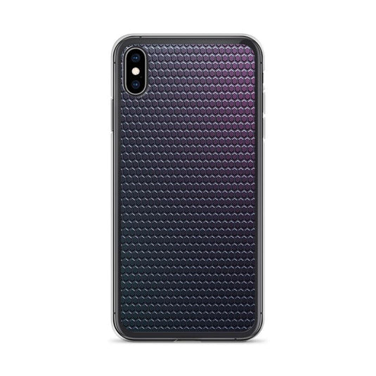 Dark Violet Blue Industrial Rubber Style Flexible Clear iPhone Case Bump Resistant Corners CREATIVETECH