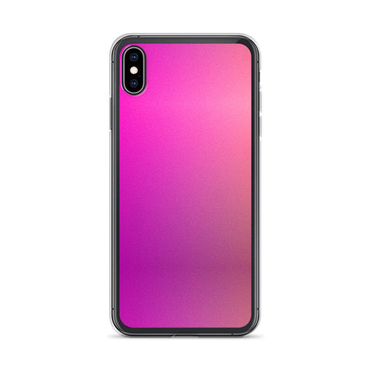 Pink Orange Gradient Colorful Flexible Clear iPhone Case Bump Resistant Corners CREATIVETECH