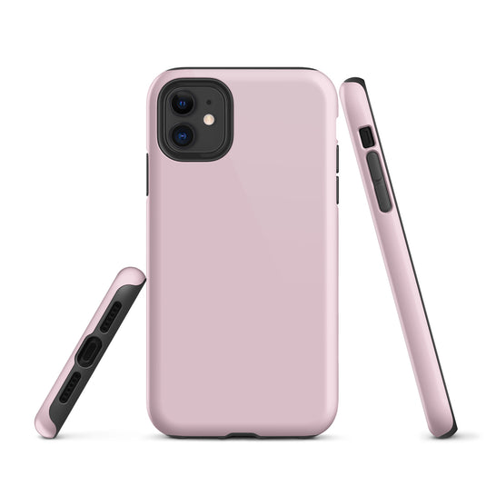 Lace Pink iPhone Case Hardshell 3D Wrap Thermal Plain Color CREATIVETECH