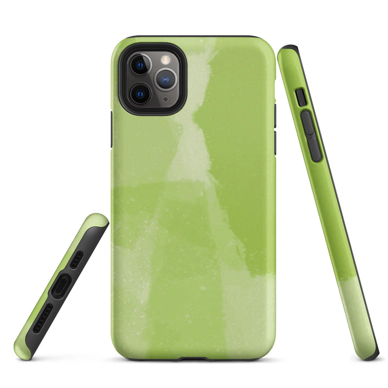 Load image into Gallery viewer, Creative Paint Green Colorful Hardshell iPhone Case Double Layer Impact Resistant Tough 3D Wrap CREATIVETECH
