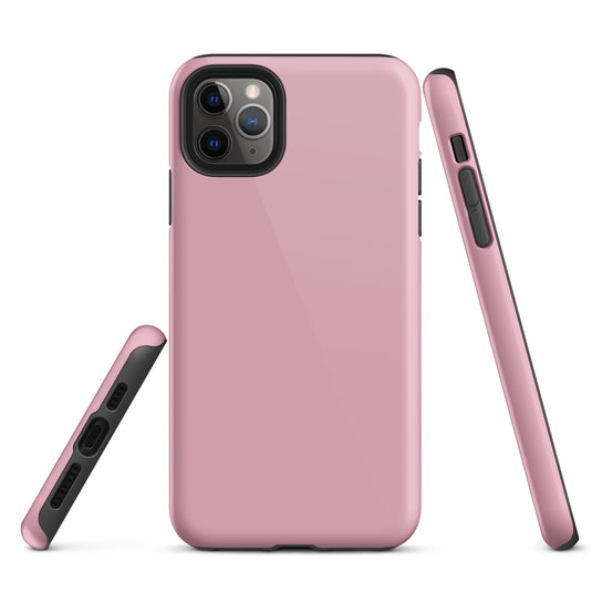 Melanie Pink iPhone Case Hardshell 3D Wrap Thermal Plain Color CREATIVETECH