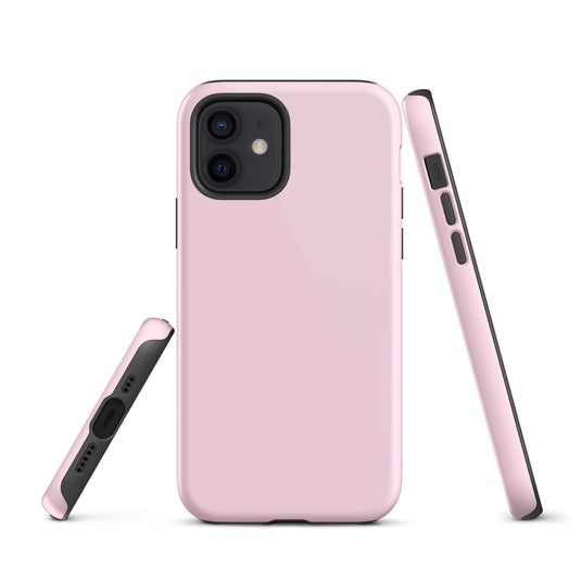 Piggy Pink iPhone Case Hardshell 3D Wrap Thermal Plain Color CREATIVETECH