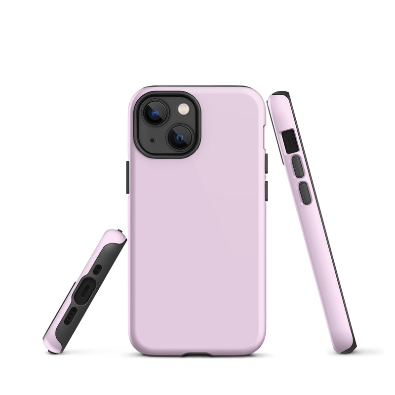 Load image into Gallery viewer, Selago Pink iPhone Case Hardshell 3D Wrap Thermal Plain Color CREATIVETECH
