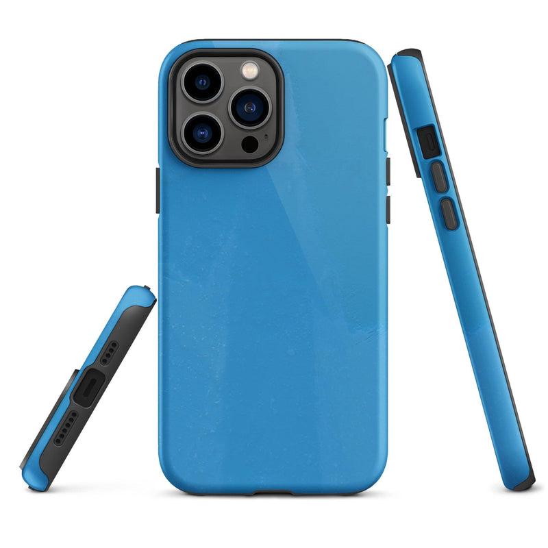 Load image into Gallery viewer, Creative Paint Colorful Hardshell Blue iPhone Case Double Layer Impact Resistant Tough 3D Wrap CREATIVETECH
