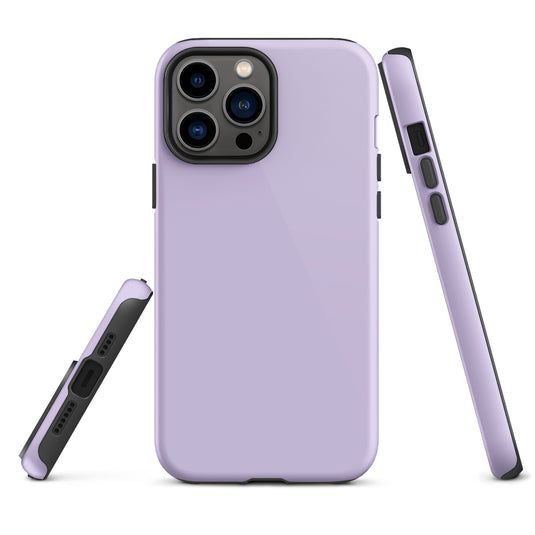 Fog Violet iPhone Case Hardshell 3D Wrap Thermal Plain Color CREATIVETECH