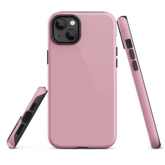 Melanie Pink iPhone Case Hardshell 3D Wrap Thermal Plain Color CREATIVETECH