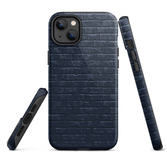 Dark Brick Stone iPhone Case Hardshell 3D Wrap Thermal CREATIVETECH